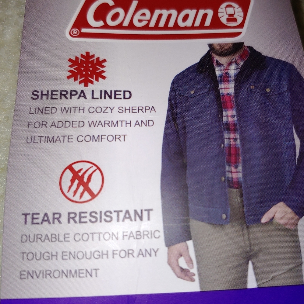Coleman's Sherpa Lined Jacket..Size XXL - Picture 4 of 11